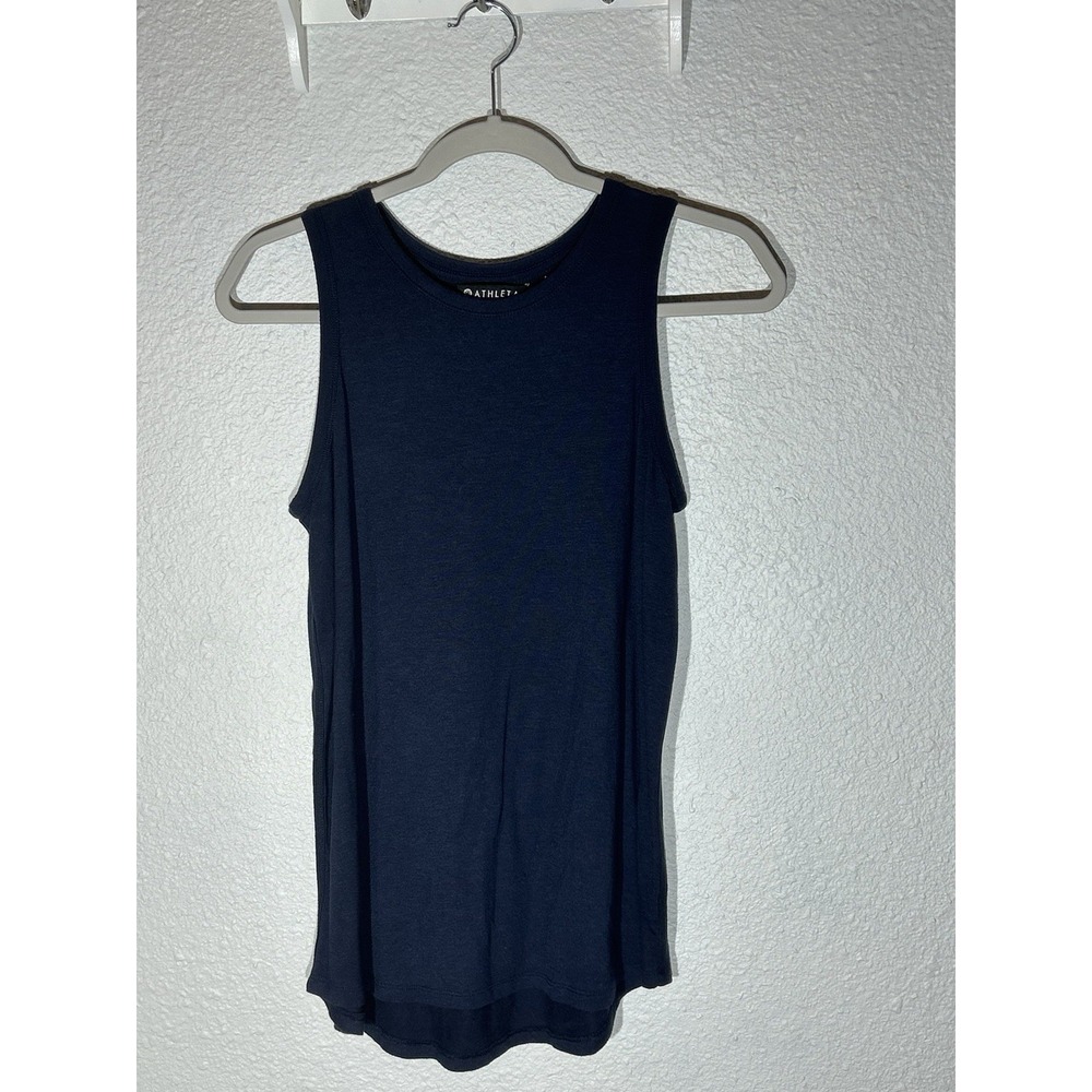 athleta small navy blue tank tops women